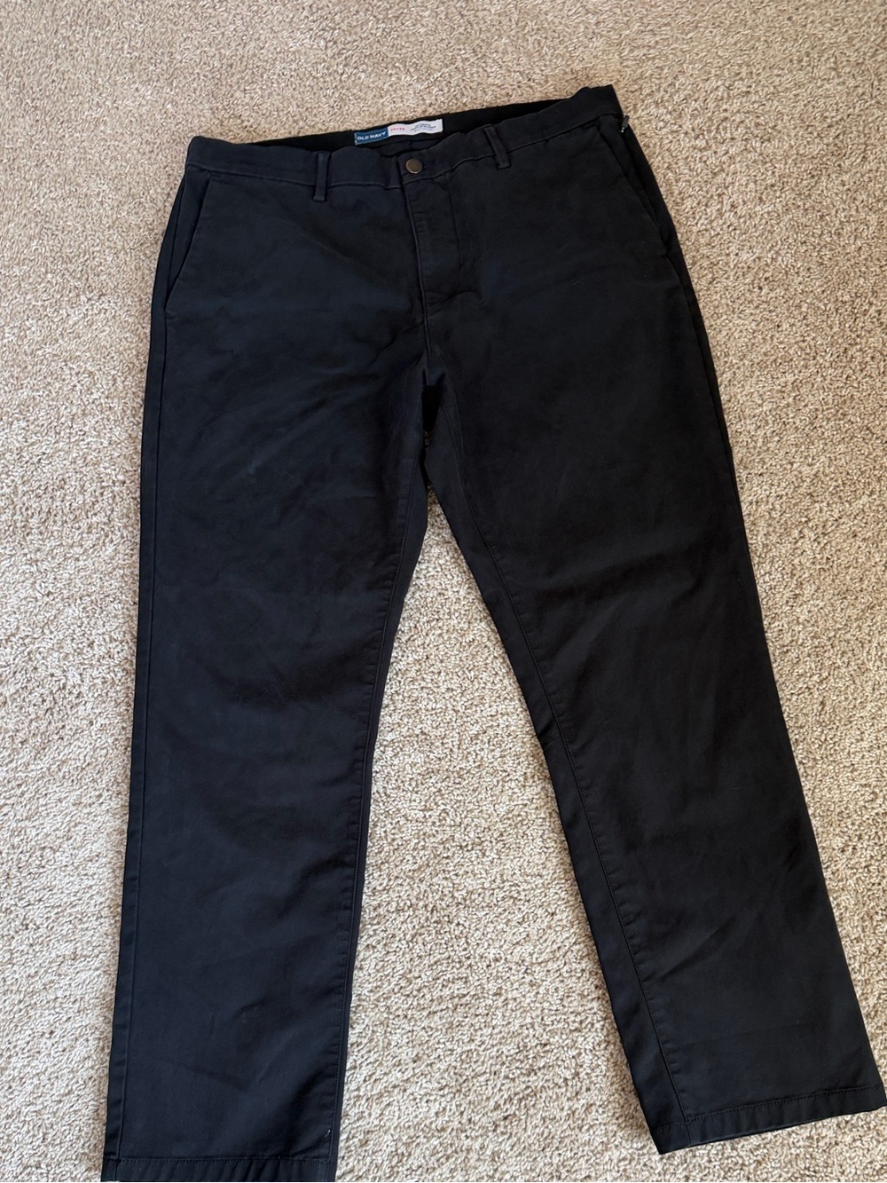 Old Navy Men's Black Stretch Chinos - Classic Fit